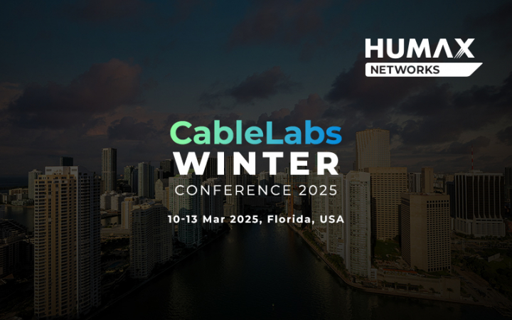 휴맥스네트웍스, 2025 미국 CableLabs Winter Conference에 참가